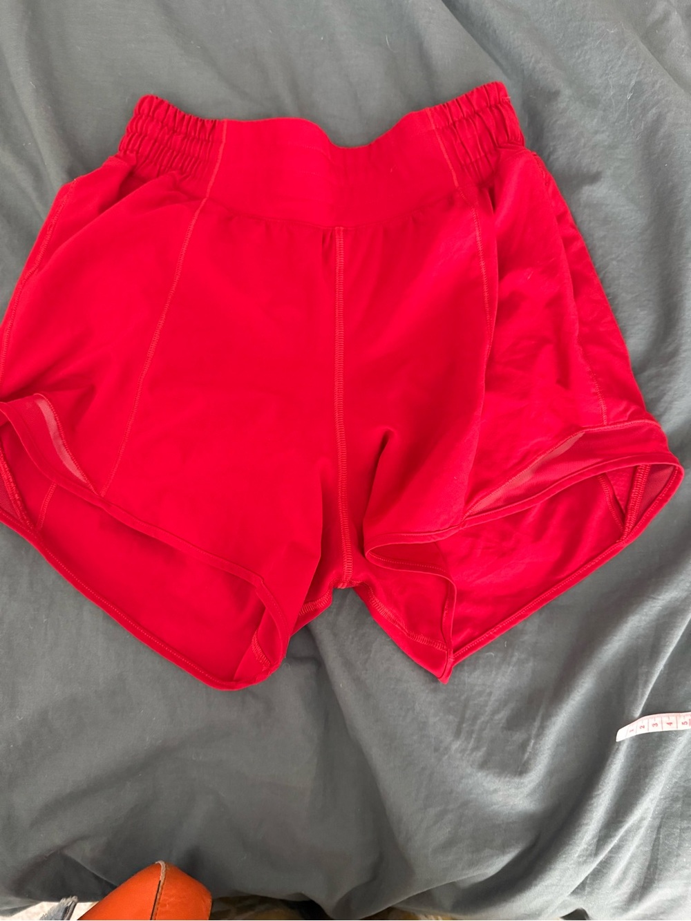 Women's High-Waist Athletic Shorts  Lululemon Bright Red size 4